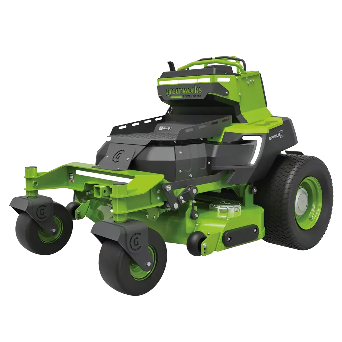 Greenworks 82V 48″ OptimusZ Stand-on Zero Turn Mower (24kWh)