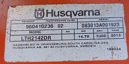 2013 Husqvarna LTH2142DR Second Hand