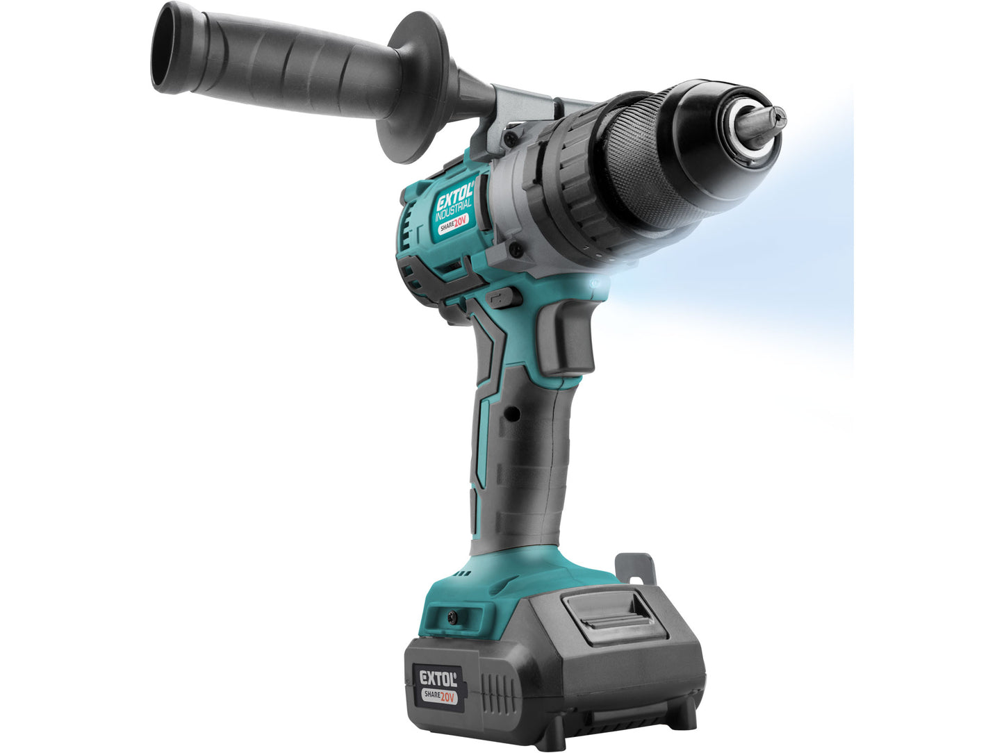 Extol Cordless Hammer Drill with Brushless Motor 20V