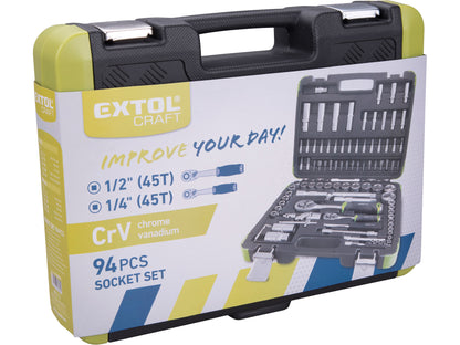 Extol 94 Piece Socket Set