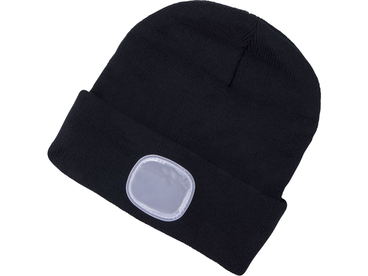 Extol Black Beanie with LED Light