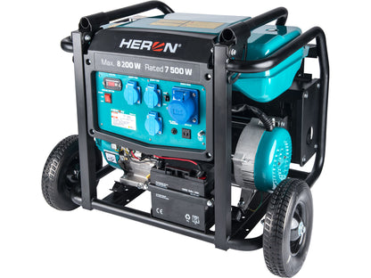 Heron 8.2kW Petrol Generator with Zero Gravity Frame