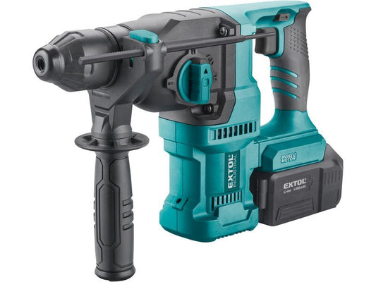 Extol SHARE20V Cordless Rotary Hammer Drill, 2.6J, 4000mAh