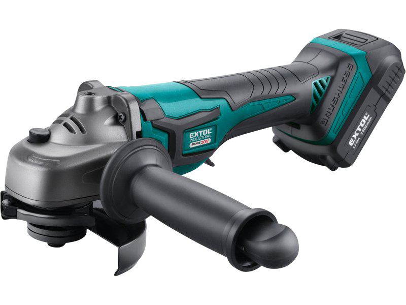 Extol Cordless Brushless Angle Grinder, SHARE20V, 1x2000mAh Battery