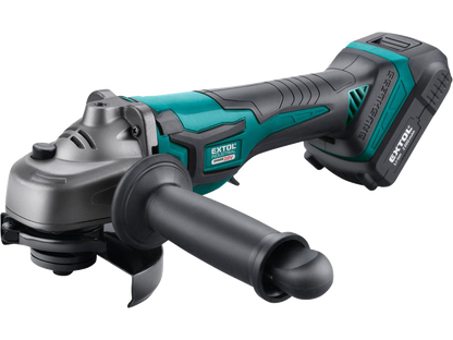 Extol Cordless Brushless Angle Grinder, SHARE20V, 1x2000mAh Battery