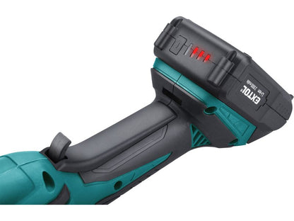 Extol Cordless Brushless Angle Grinder, SHARE20V, 1x2000mAh Battery