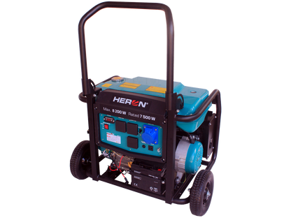 Heron 8.2kW Petrol Generator with Zero Gravity Frame