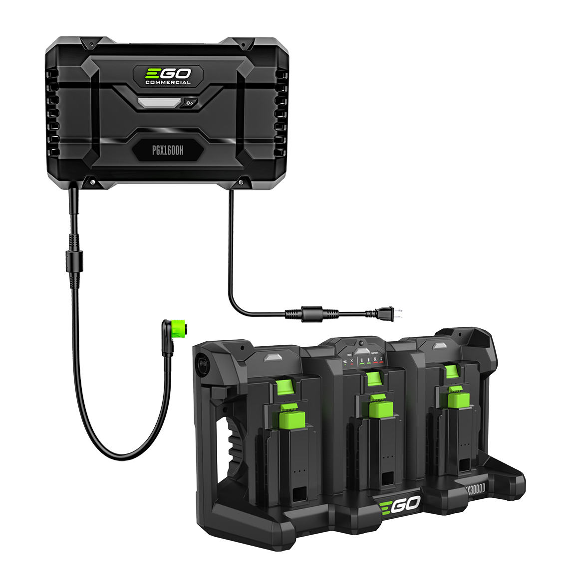 EGO POWER+ 56V PGX™ Commercial Charging 3-Port Dock Starter SET PGX1603E-H