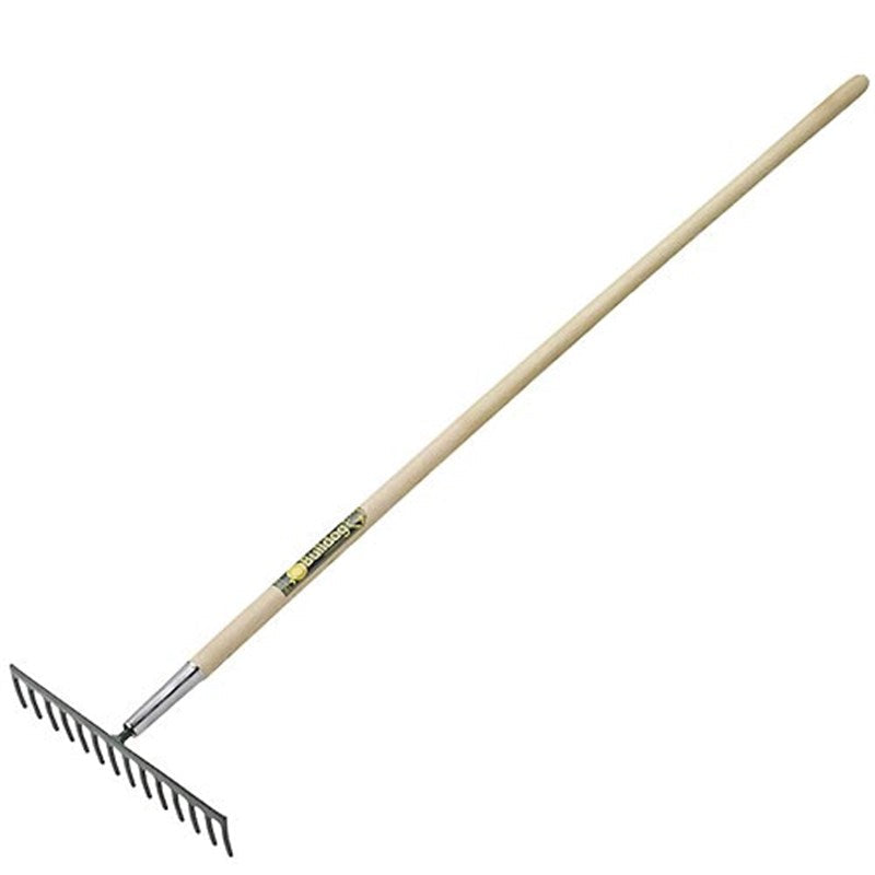 Bulldog Premier 14 Tooth Garden Rake 60" Hardwood Handle