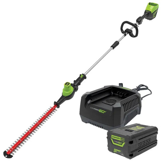 Greenworks 60V Pole Hedge Trimmer Kit