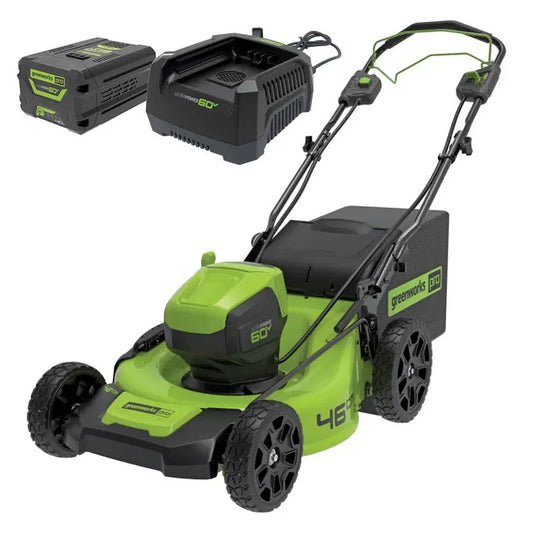 Greenworks 60V 46cm Self-Propelled Lawn Mower Kit