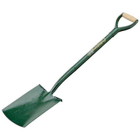 Bulldog Premier Garden Digging Spade All Metal Treaded with MYD Handle